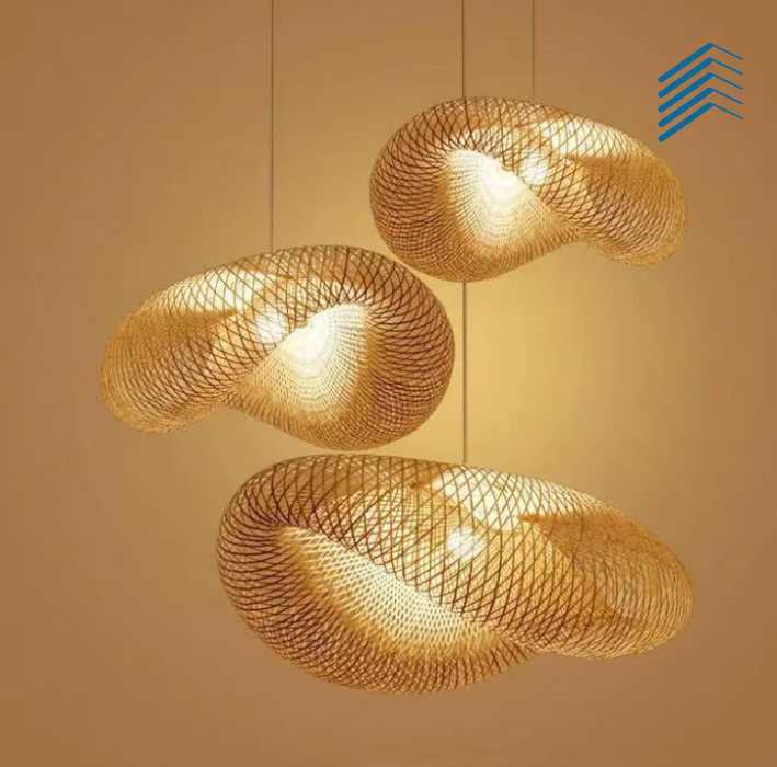 Bamboo Rattan Ceiling Light