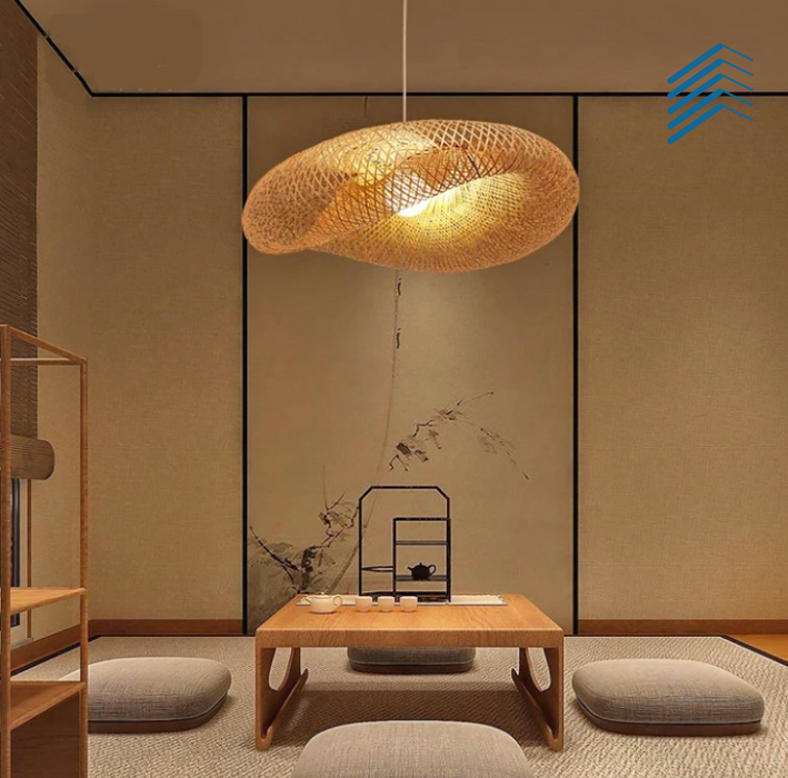 Bamboo Rattan Ceiling Light
