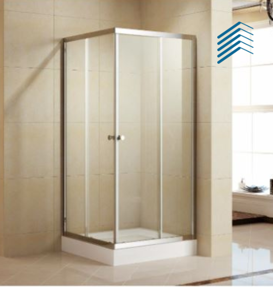 Frame Shower Enclosure / Door / Room with Two Sliding Doors
