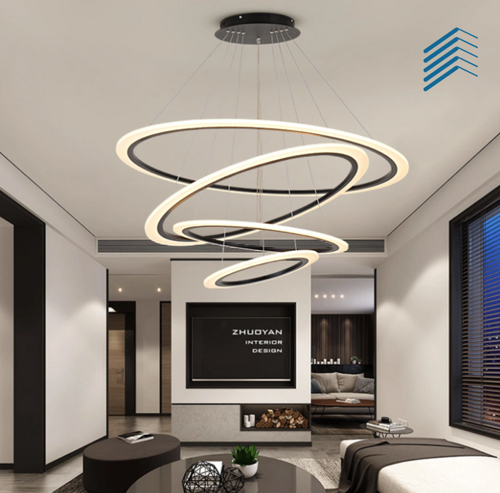Galaxy Rings Ceiling Light