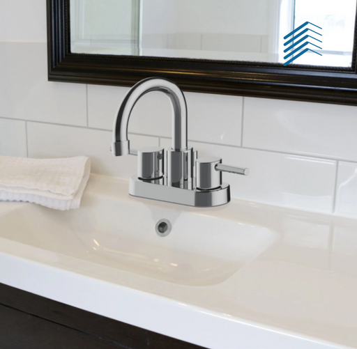 3 Hole Double Handle Bathroom Faucet