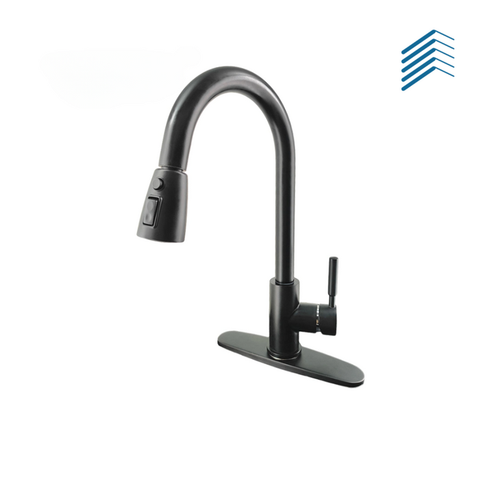 Pull-out Matte Black Kitchen Faucet