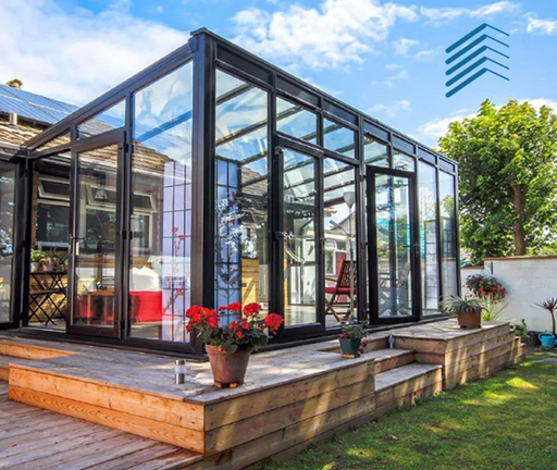 Customized Squared Glass Sunroom