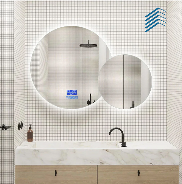 Double Circle LED Mirror