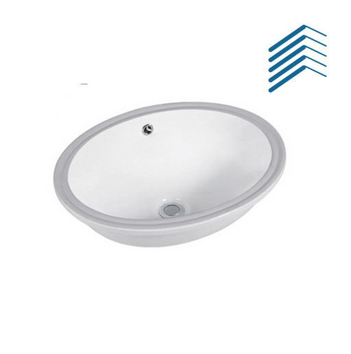 Oval Porcelain Undercounter Basin