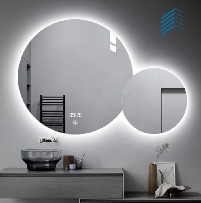 Double Circle LED Mirror