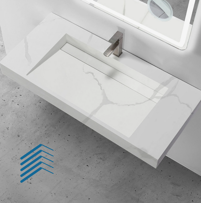 Marble Rectangle Bathroom Basin