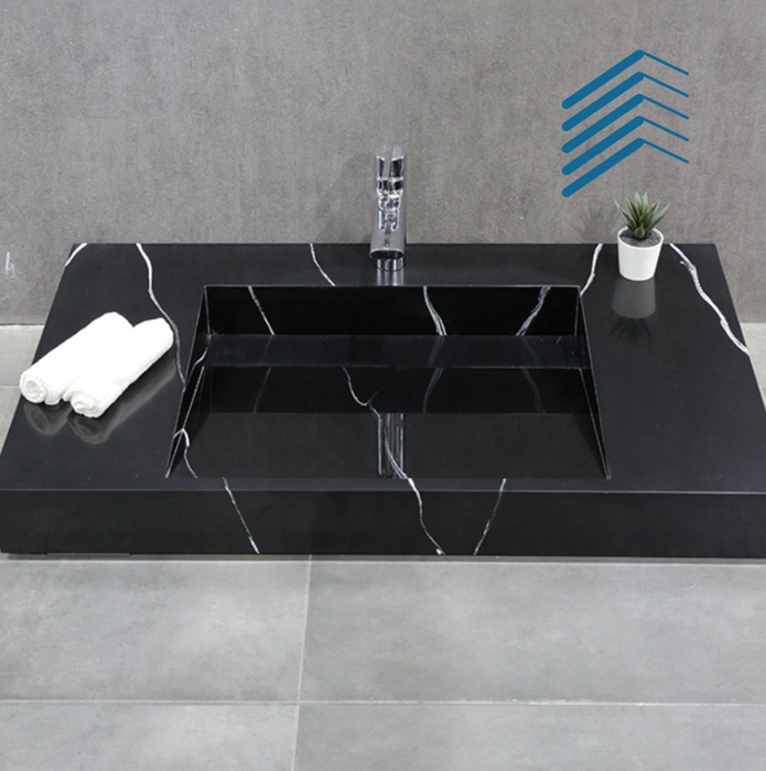 Marble Rectangle Bathroom Basin