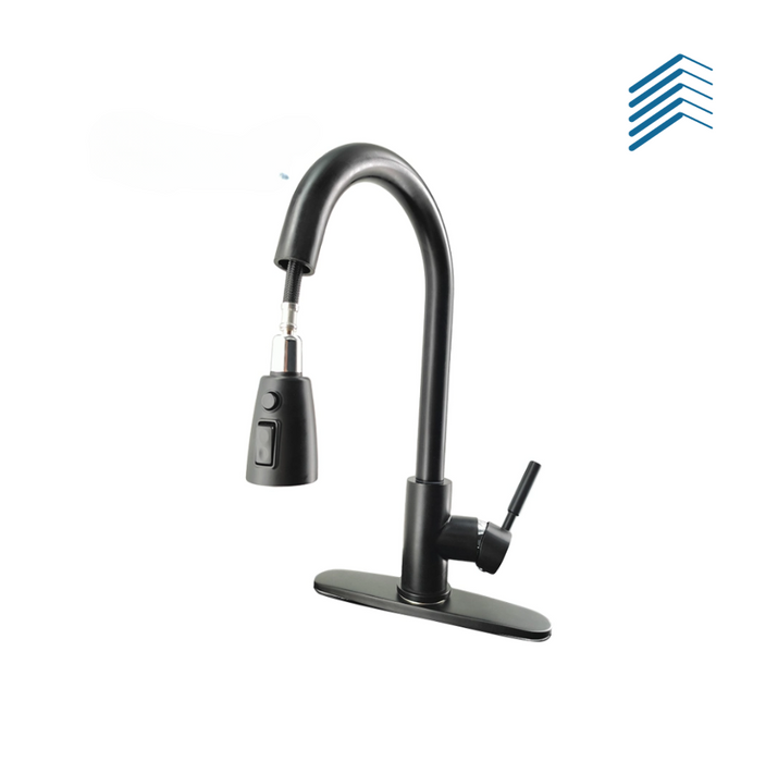 Pull-out Matte Black Kitchen Faucet