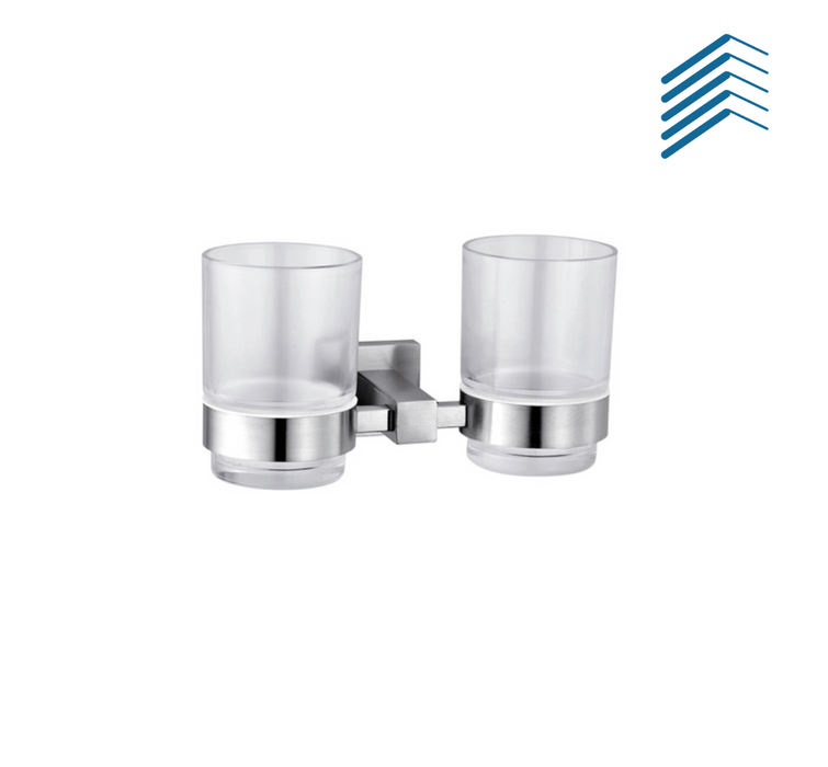 Double Cup Bathroom Tumbler Holder