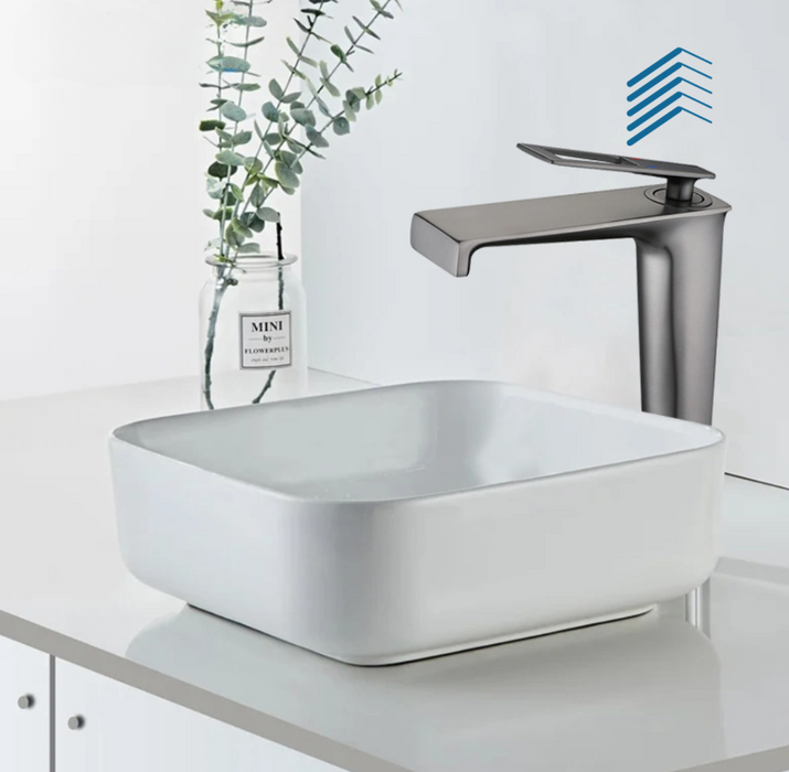 Flat Bathroom Faucet