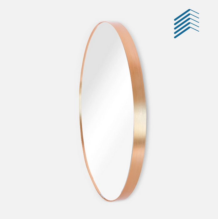 Round Framed Vanity Mirror