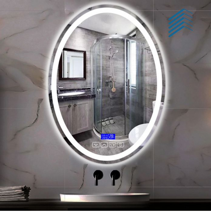 LED Oval Smart Mirror