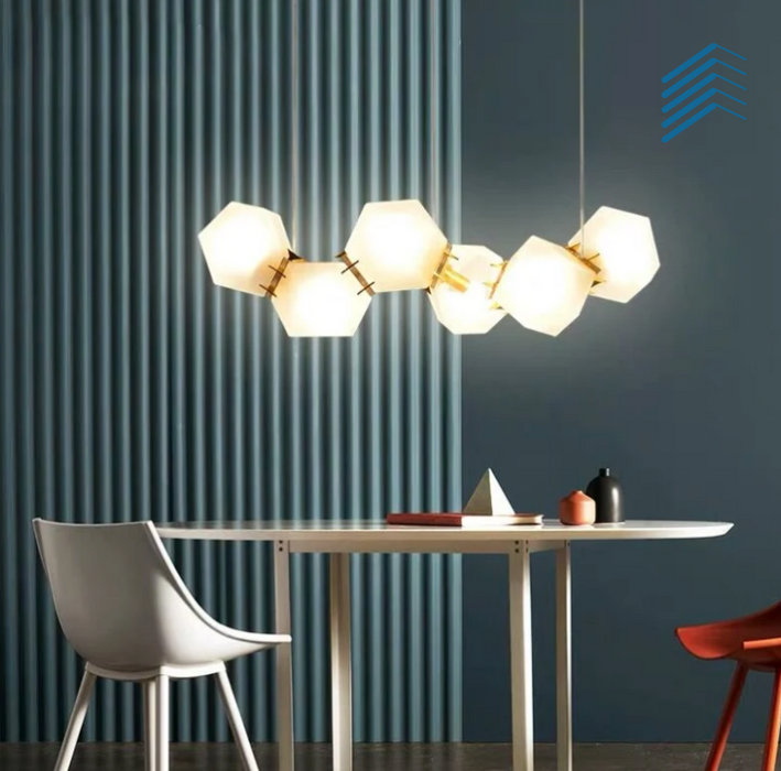 Molecules Chandelier