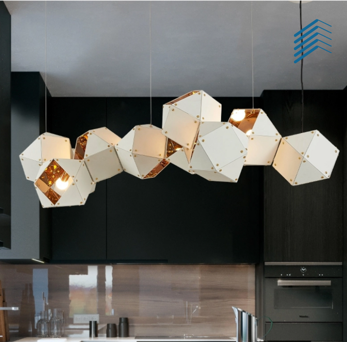 Molecules and Metals Chandelier