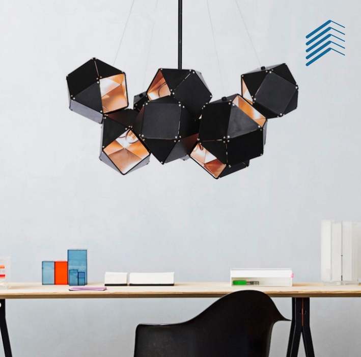 Molecules and Metals Chandelier