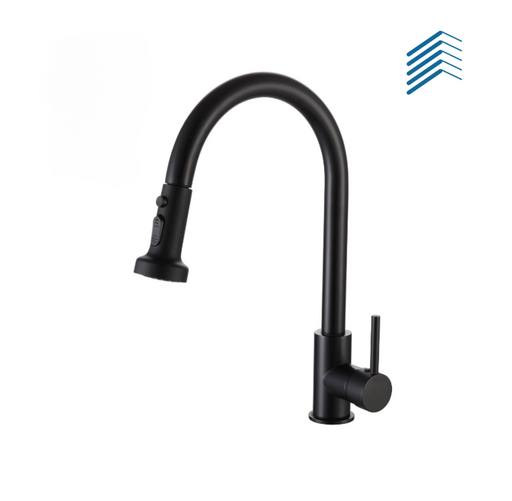 Flat Head Pull-out Kitchen Faucet