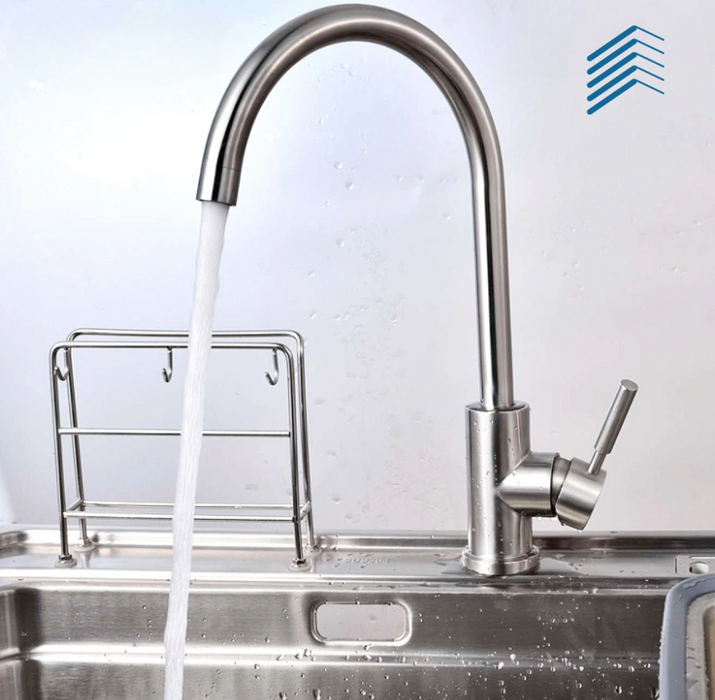 Stainless Curved Kitchen Faucet