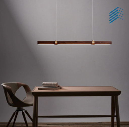 Single Log Wooden Ceiling Light