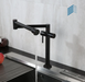 Dual-Handle Folding Kitchen Faucet