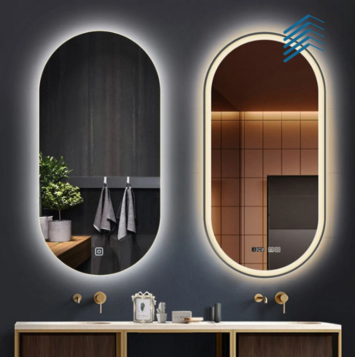 Oval LED Bathroom Mirror