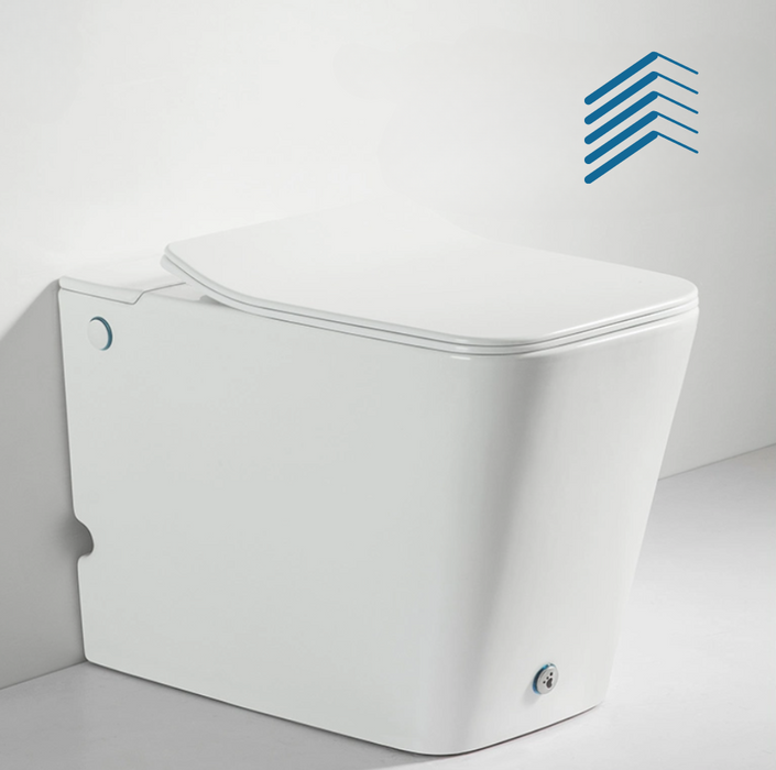 Ceramic Floor Mounted Tankless Toilet