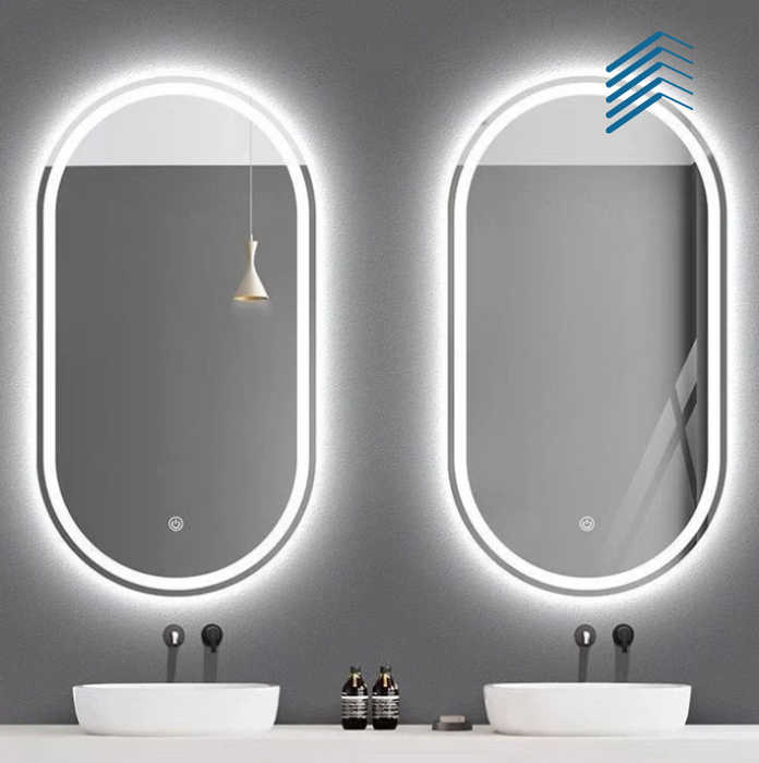 Oval LED Bathroom Mirror