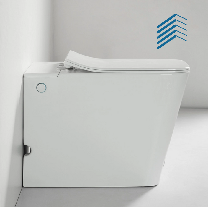 Ceramic Floor Mounted Tankless Toilet