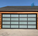 Brown Grid Rolling Garage Door with Remote Control
