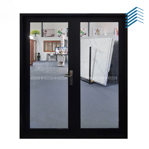 Black Hingeless French Doors