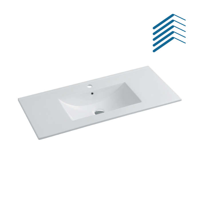 Drop-in Rectangular Bathroom Basin