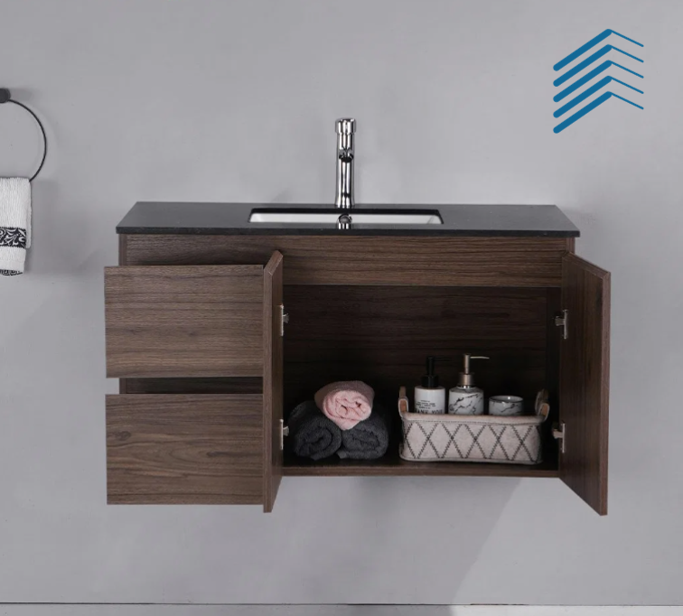 Floating Wooden Sink Vanity