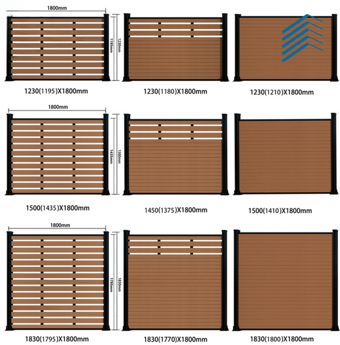 Fence Water-Proof Wood Plastic Composite WPC