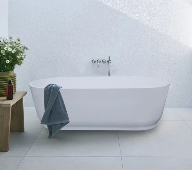 SPA Adult Marble Stone Acrylic Solid Surface Freestanding Bathtub