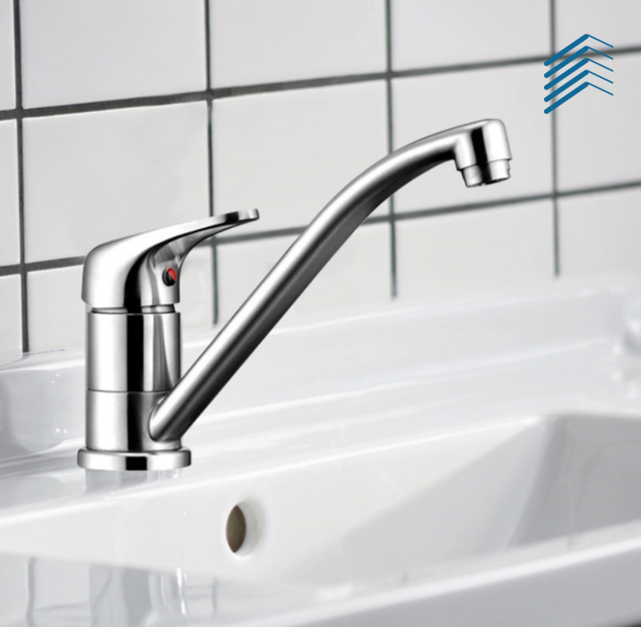 Single Handle Chromed Kitchen Faucet