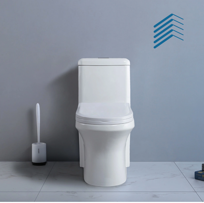 Standing Floor One-Piece Ceramic Toilet