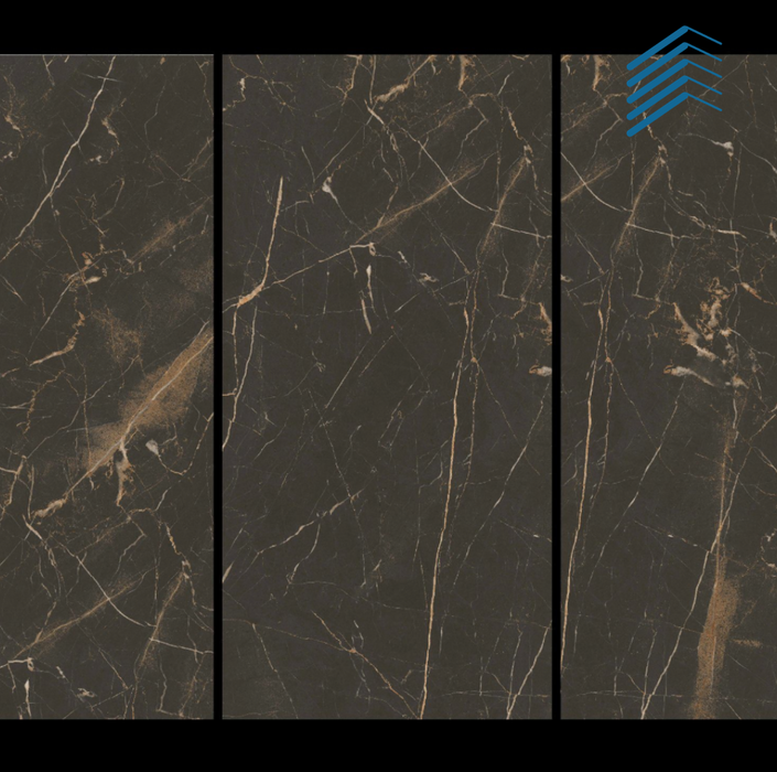 Urban Carbon Polished Porcelain Marble Floor Wall Tiles