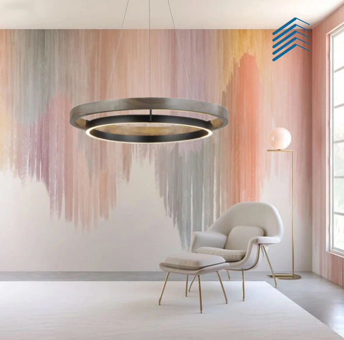 Modern Metal Round Chandelier