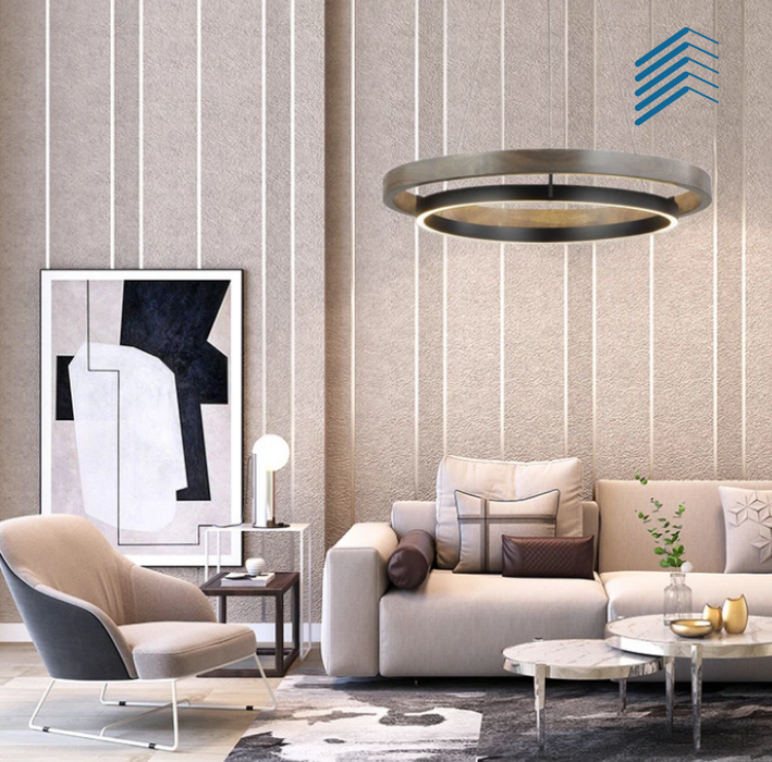 Modern Metal Round Chandelier