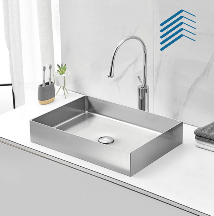 Rectangular Stainless Steel Basin