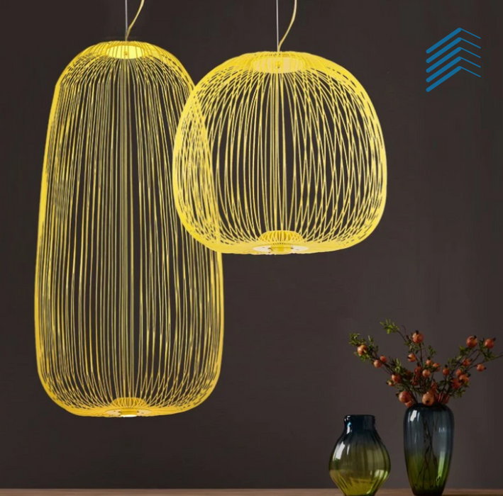 Hanging Spokes Pendant Light