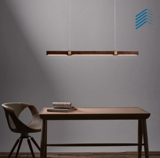 Single Log Wooden Ceiling Light 