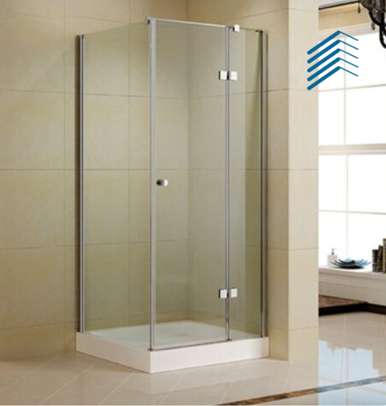 Corner Shower Enclosure with One Hinged Door