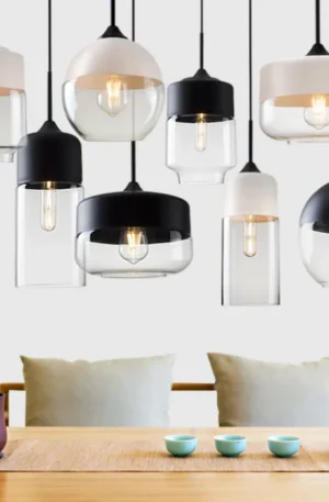 Modern Drop Glass Pendant Light
