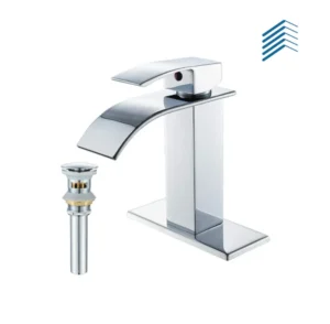 Water-Fall Flow Bathroom Faucet