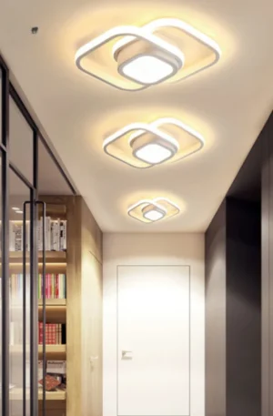Interconnected Diamonds Ceiling Light