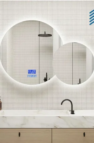 Double Circle LED Mirror