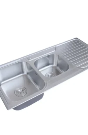 Stainless Steel Kitchen Double Sink with Drainer and Workstation