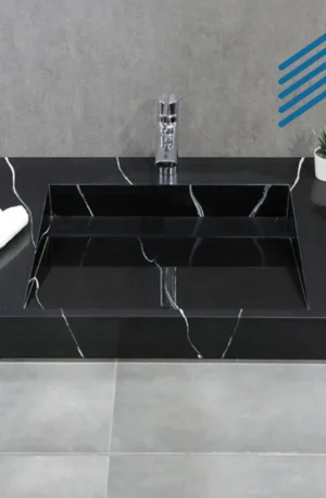 Marble Rectangle Bathroom Basin