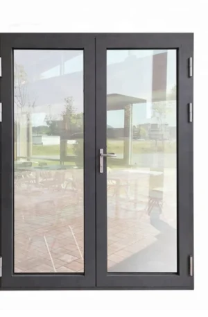 Steel French Double Door Aluminum